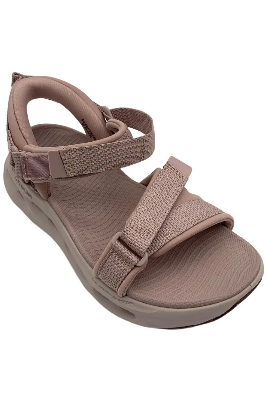 Skechers Women's On The Go Max Cushioning Glide Step Sandal Mauve - Medium
